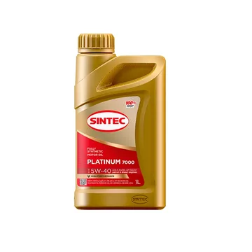 Масло моторное Sintec Platinum 7000 5W40 SAE A3/B4 синт. 1л