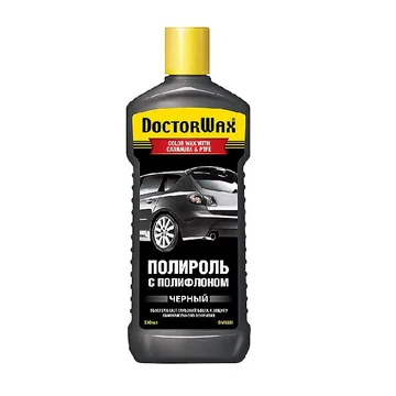 DW8401 Полироль с полифлоном черная 300мл  (12)