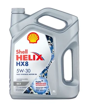 Масло моторное shell helix 5w30 HX8 A3/B4 серый 4л.