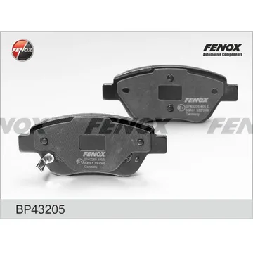Колодки торм. перед. FENOX BP43205 FIAT Albea, Idea