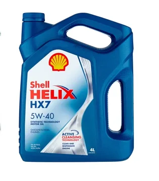 Масло моторное shell helix 5w40 HX7 A3/B4 синий 4л.