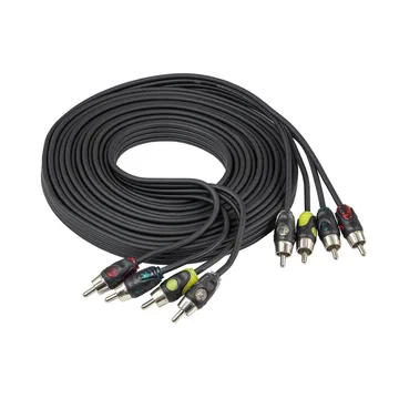 Кабель межблочный AURA RCA-B254 медь 4х кан. 5м.