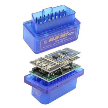 Диагностический адаптер ELM327 bluetooth 5.1 mini 1.5 (2 платы)