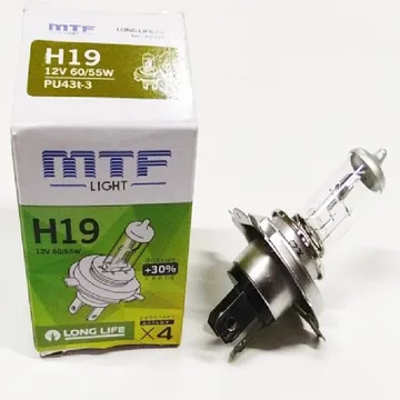 Лампа 12V MTF H19 60/55W LONG LIFE