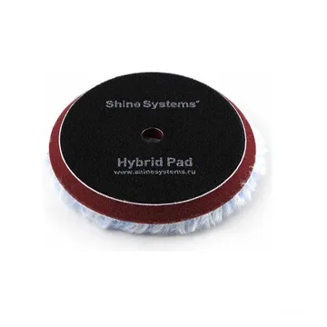 Shine Systems Hybrid Pad - гибридный полировальный круг, 155 мм
