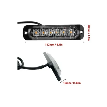 Габаритные фонари для грузовых автомобилей 12-24V (боковые) 11.5W (9 режимов) 1шт.
