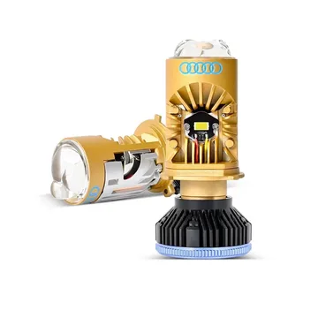 Лампа диодная ZMB B3 9-54V H4 140W 5000K к-т 2шт (Линза)