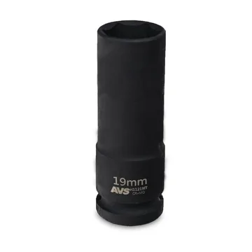 Головка торцевая ударная глубокая 6-гранная 1/2''DR (19 мм) тонкостенная AVS H11219IT
