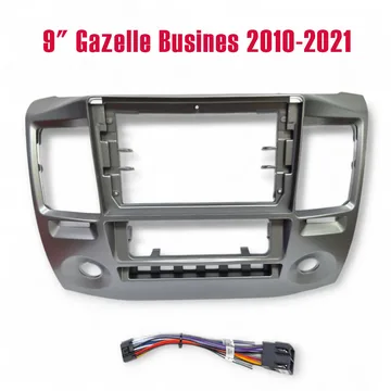 Установочный к-т для штатной а/м 9" GAZ Gazelle Busines 2010-2021 + проводка ZKT-069