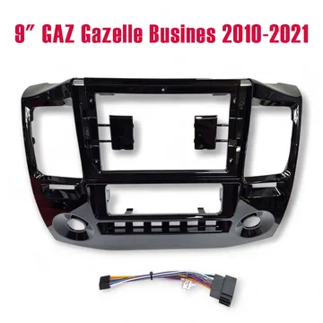 Установочный к-т для штатной а/м 9" GAZ Gazelle Busines 2010-2021 + проводка ZKT-070