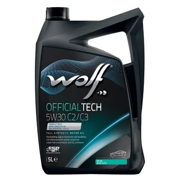 Масло моторное WOLF OFFICIALTECH 5w30 C2/C3 4л