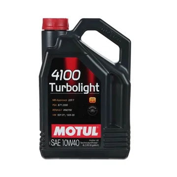 Масло моторное Motul 4100 Turbolightl A3/B4 10w40 4л.