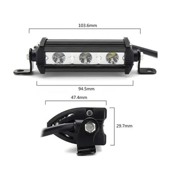 ХОДОВЫЕ ОГНИ 10-30V 9W 3SVD узкие CA-9W-ЗPro к-т-2шт.