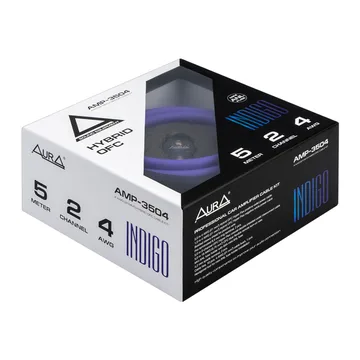 К-т проводов для усилителя AURA  AMP-3504 4GA OFC 5-метров 2кан.