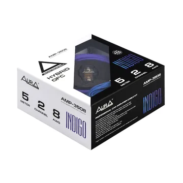 К-т проводов для усилителя AURA  AMP-3508 8GA OFC 5-метров 2кан.