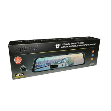 Видеорегистратор eplutus D87 Зеркало 12" (2-камеры) FullHD