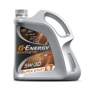 Масло моторное G-Energy Synthetic Super Start 5W-30 C2/C3 4л.