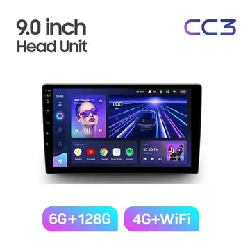 Автомагнитола TEYES CC3 (ANDROID 10) 9", 8-ядер. 6GB-ОЗУ, 128GB, 4G