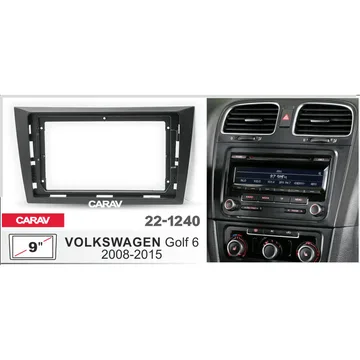 Рамка 9" CARAV 22-1240 WV Golf 6 2008-2015