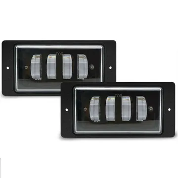 Фара противотуманная диодная  2110-LED 4 cree диода к-т-2шт.