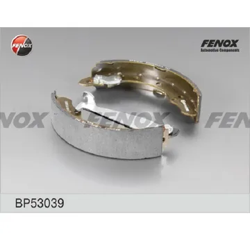 Колодки торм. барабан. FENOX BP53039 Golf II-III, Polo 99-07. Fabia, Rapid