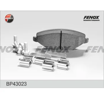 Колодки торм. перед. FENOX BP43023 WV Polo 11-, Scoda Fabia 11- (RUS)
