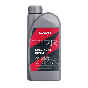 Масло моторное LAVR Ride Special 4T 10W40 API SN, JASO MA-2