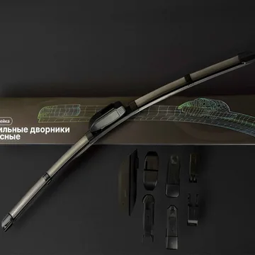 Бескаркасная щетка стеклоочистителя 8-переходников Ledison 600mm