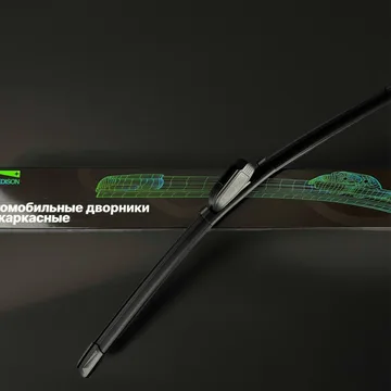 Бескаркасная щетка стеклоочистителя Ledison 350mm