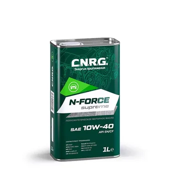 Масло моторное C.N.R.G. N-Force Supreme 10w40 SN/CF 1л.