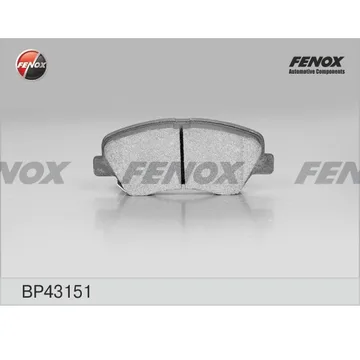 Колодки торм. перед. FENOX BP43151 Solaris. Rio