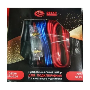 К-т проводов для усилителя GSTAR GS-2.04 (OFC 99.9%)