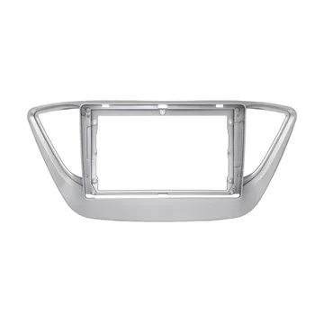 Рамка 9" HY 149N Hyundai Solaris 2017+ Silver