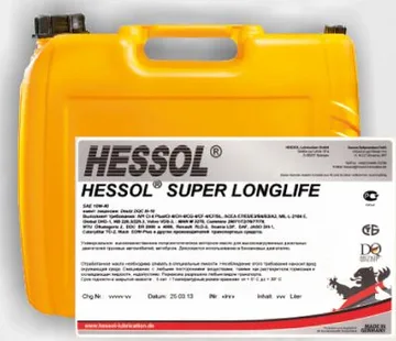 Масло моторное HESSOL Super Longlife 10w40 п/син. диз. 20л