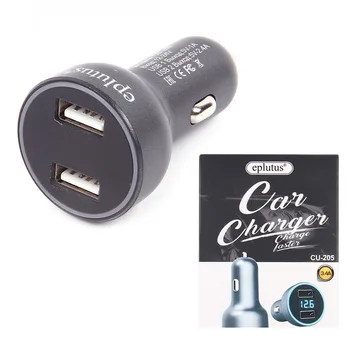 АЗУ USB порт eplutus CU-205 3.4A + вольтметр