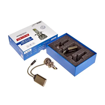 Лампа диодная AVANTECH 12V H7 45W, 6500K, 4500Lm, к-т 2шт