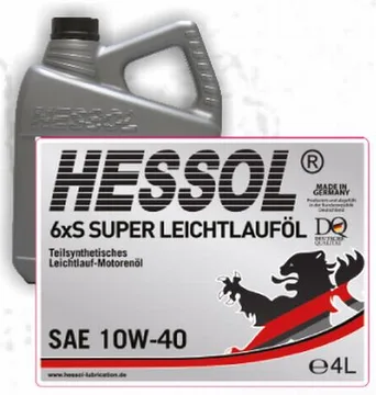 Масло моторное HESSOL 6XS 10w40 A3/B4 п/син. 4л
