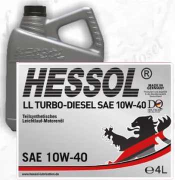 Масло моторное HESSOL LL TURBO-DIESEL 10w40 п/син. 1л