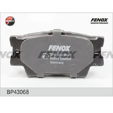 Колодки торм. зад. FENOX BP43068 Toyota Camry 06-, RAV4