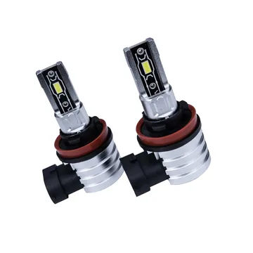 Лампа диодная AMP PRO CSP H11 5000Lm, 6000K к-т 2шт
