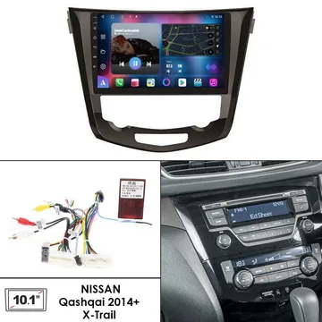 Установочный к-т для штатной а/м 10" NISSAN X-Trail T32, Qashqai 2 2013-17 (Климат) + проводка