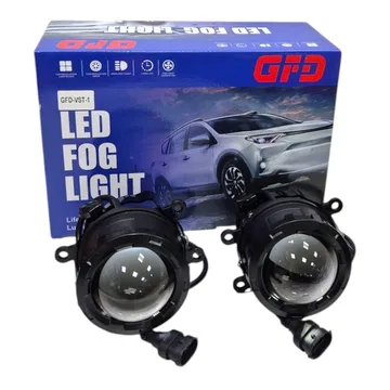 Фара противотуманная диодная линза Яркий Свет GFD-VST-1 LADA VESTA, GRANTA FL 9.0см  к-т-2шт.