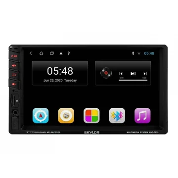А/М 2DIN SKYLOR AND-7035 (ANDROID 9.0) 4-ядер. 1GB-ОЗУ, 16GB 7"