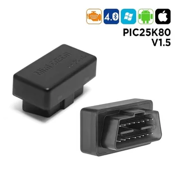 Диагностический адаптер ELM327 bluetooth 4.0 mini 1.5 чип PIC18F25K80