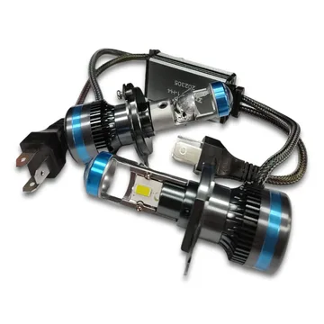 Лампа диодная ZMB V1 12V H4 5000K к-т 2шт (мини линза)