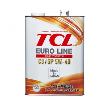 Масло моторное TCL Euro Line, SP ACEA C3, 5W40, 4л E0040540C3
