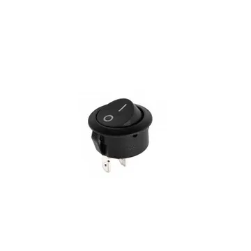 Кнопка-клавиша 250V 3A (2c) on-off micro черн. KCD5-2-101