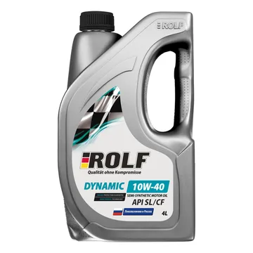 Масло моторное ROLF Dynamic 10w40 SL/CF 4л
