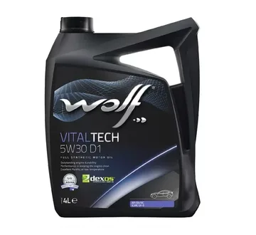 Масло моторное WOLF VITALTECH 5w30 D1, ILSAC GF-5 4л