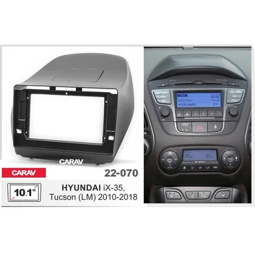 Рамка 10" CARAV 22-070 Hyundai iX-35 2010-2018, Tucson 2010-2018